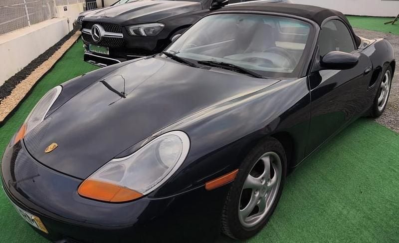 Usado Porsche Boxster 220 HP (161 kW) 1999 Azul Cabrios