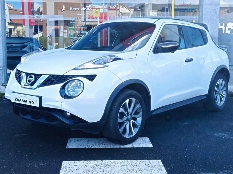Branco pérola Usado 2016 Nissan Juke Tekna SUV | € 12.990 (Preço justo) - Imagem 1/4