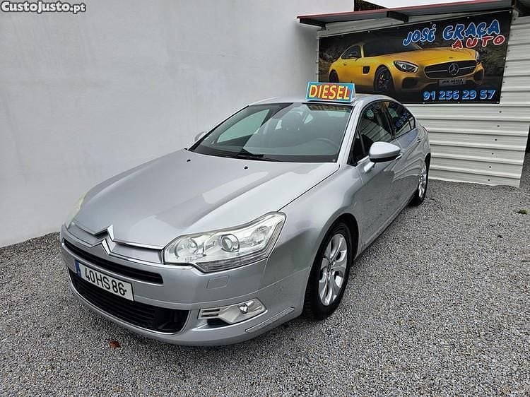 Cinza Usado 2009 Citroën C5 Exclusive Sedan | € 4.950 (Super Preço) - Imagem 1/1