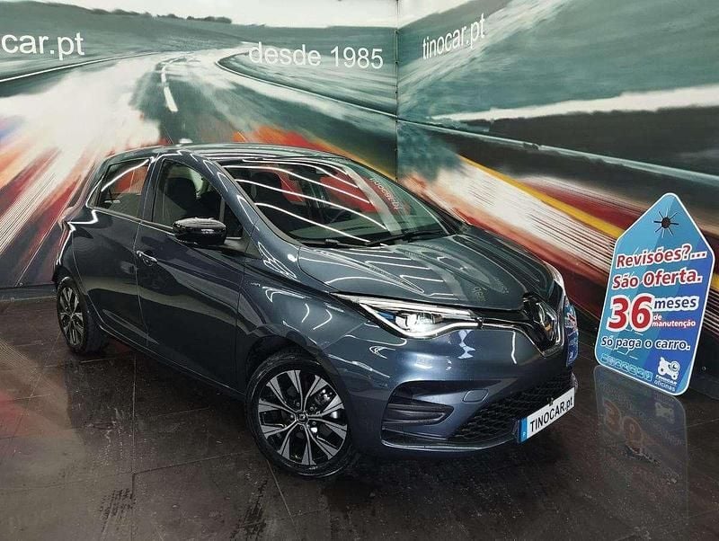 Cinzento Usado 2021 Renault Zoe Citadino | € 15.299 (Preço justo) - Imagem 1/4