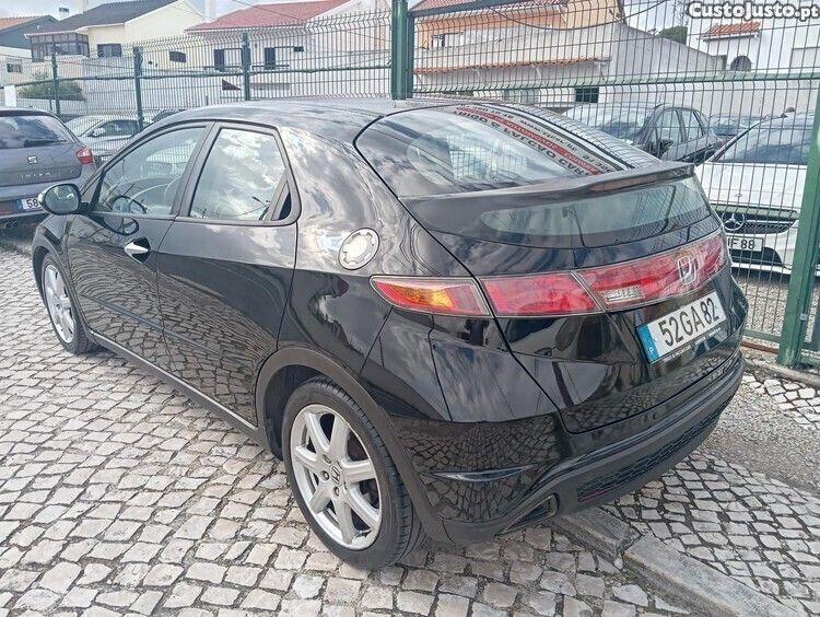 Preto Usado 2008 Honda Civic Sport Citadino | € 8.900 (Preço elevado) - Imagem 1/1