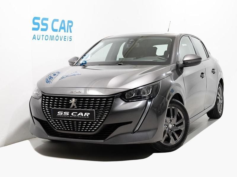 Cinza Usado 2021 Peugeot 208 Active Citadino | € 11.490 (Bom preço) - Imagem 1/4