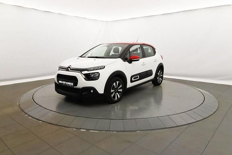 Branco Usado 2020 Citroën C3 PureTech Citadino | € 11.500 (Bom preço) - Imagem 1/4
