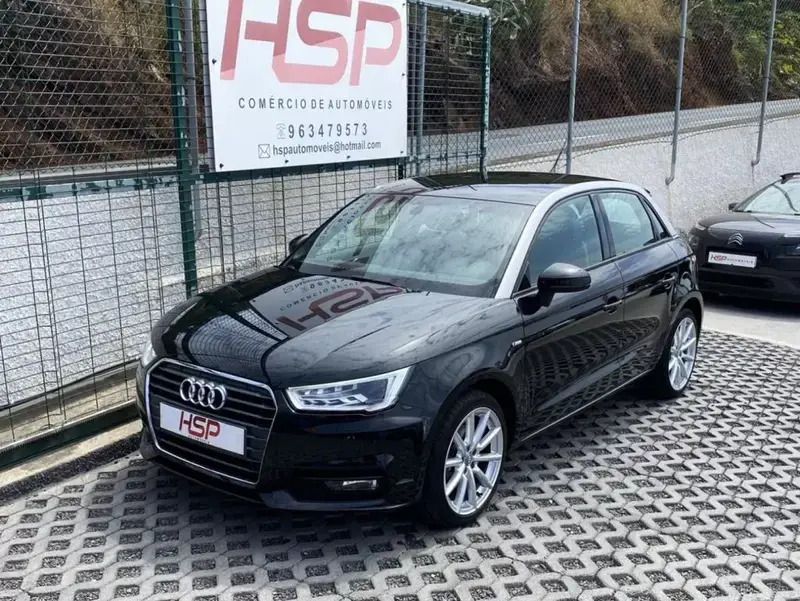 Preto Usado 2016 Audi A1 Sportback S-Line Citadino | € 17.990 - Imagem 1/4