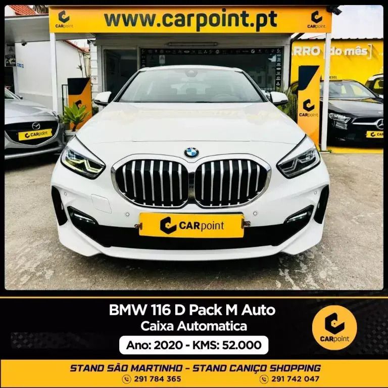 Branco Usado 2020 BMW 116 Citadino | € 28.900 (Caro) - Imagem 1/4