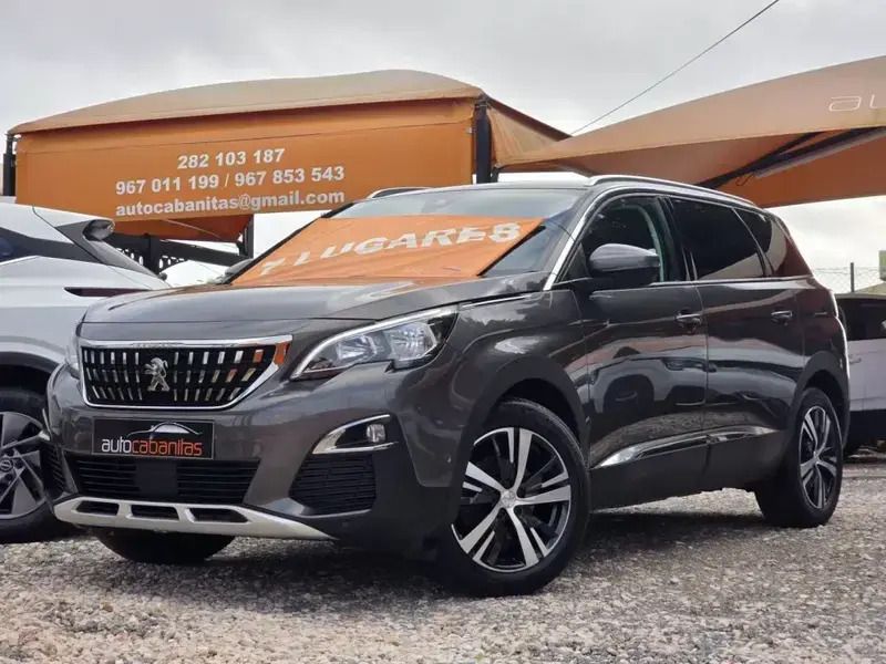Cinza escuro Usado 2019 Peugeot 5008 Allure Monovolume | € 21.000 (Preço elevado) - Imagem 1/4