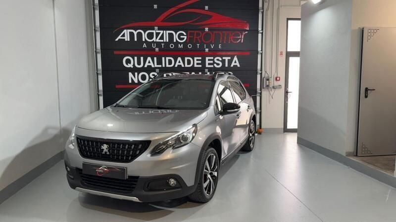 Cinza Usado 2018 Peugeot 2008 GT-line SUV | € 12.990 (Preço justo) - Imagem 1/3