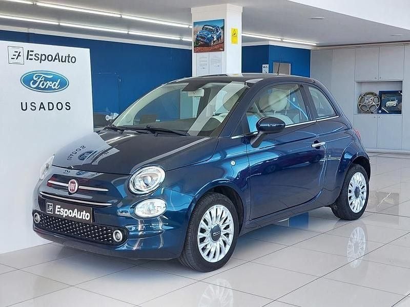 Azul Usado 2020 Fiat 500 Lounge Citadino | € 12.490 (Preço justo) - Imagem 1/4