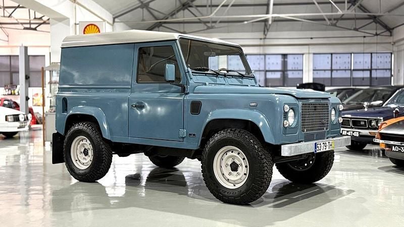 Usado Land Rover Defender 122 HP (89 kW) 2002 Azul SUV