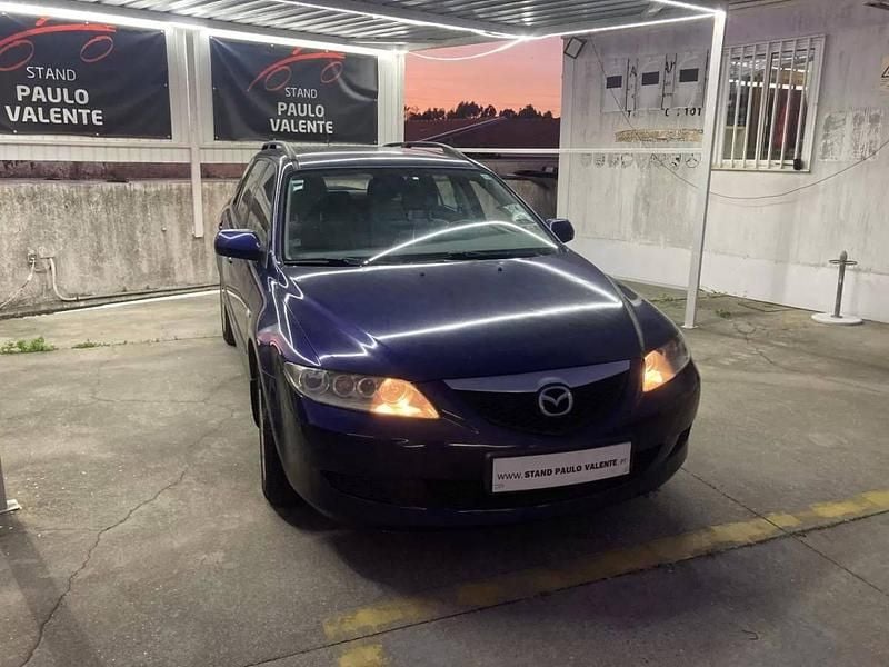 Azul Usado 2002 Mazda 6 Exclusive Carrinha | € 1.999 (Preço justo) - Imagem 1/4