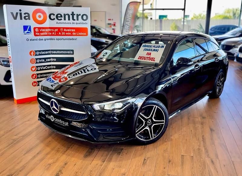 Preto Usado 2021 Mercedes CLA250e Shooting Brake AMG line Carrinha | € 32.750 (Preço justo) - Imagem 1/4