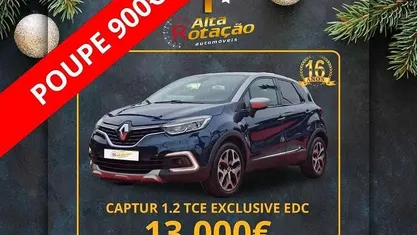 Azul Usado 2017 Renault Captur SUV | € 13.900 (Preço justo)