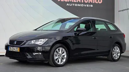 Usado Seat Leon ST 115 HP (84 kW) 2019 Preto Carrinha