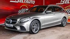 Cinzento Usado 2019 Mercedes C220 AMG line Coupé | € 32.500 (Super Preço)