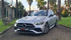 Cinza Usado 2022 Mercedes C220 AMG line Coupé | € 39.900 (Preço justo)
