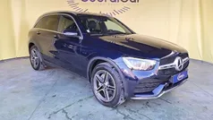 Azul Usado 2021 Mercedes GLC300 AMG line SUV | € 45.000 (Preço justo)