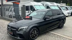 Cinza Usado 2019 Mercedes C300 AMG line Carrinha | € 29.500 (Bom preço)