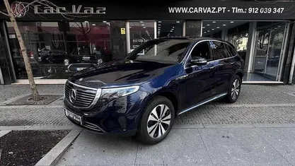 Usado Mercedes EQC400 300 kW (408 HP) 2020 Azul SUV