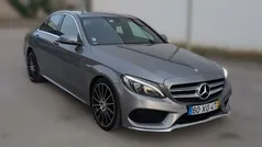 Cinza Usado 2016 Mercedes C180 AMG line Sedan | € 21.900 (Preço justo)