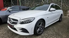 Branco Usado 2021 Mercedes C300e AMG line Carrinha | € 33.900 (Preço justo)