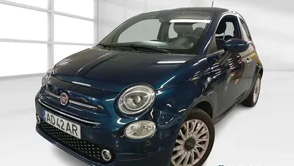 Azul Usado 2020 Fiat 500 Lounge Citadino | € 14.400 (Preço justo)