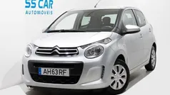 Cinza Usado 2021 Citroën C1 Feel Citadino | € 9.490 (Bom preço)