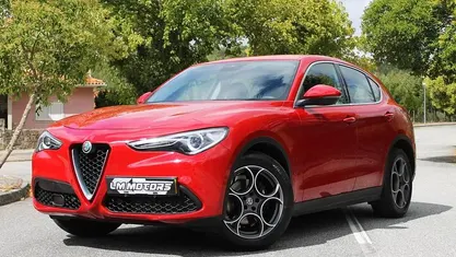 Vermelho Usado 2018 Alfa Romeo Stelvio Super SUV | € 28.900 (Preço justo)