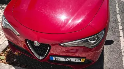 Vermelho Usado 2017 Alfa Romeo Stelvio SUV | € 25.500 (Preço justo)