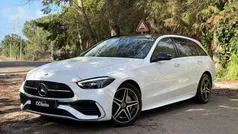 Branco Usado 2023 Mercedes C300 AMG line Sedan | € 55.900 (Preço justo)