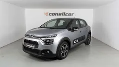 Cinza Usado 2022 Citroën C3 Feel Citadino | € 13.980 (Preço justo)