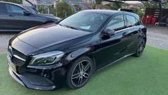 Preto Usado 2015 Mercedes A180 AMG line | € 16.490 (Preço justo)
