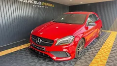 Vermelho Usado 2017 Mercedes A180 AMG line | € 18.800 (Preço justo)