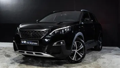 Usado Peugeot 3008 GT-line 130 HP (95 kW) 2019 Preto SUV