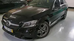 Preto Usado 2019 Mercedes C300 AMG line Carrinha | € 34.300 (Bom preço)