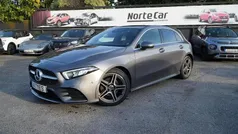 Cinza Usado 2022 Mercedes A180 AMG line Sedan | € 25.900 (Bom preço)