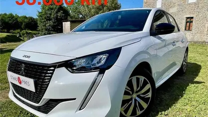 Branco Usado 2020 Peugeot 208 Citadino | € 12.299 (Bom preço)