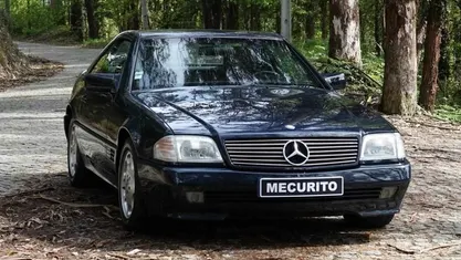 Usado Mercedes SL300 231 HP (169 kW) 1993 Azul escuro Coupé