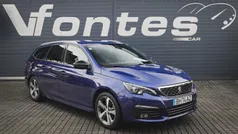 Azul Usado 2018 Peugeot 308 GT-line Carrinha | € 14.480 (Preço justo)