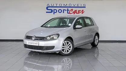 Usado VW Golf VI 105 HP (77 kW) 2009 Cinzento Citadino