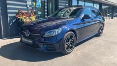 Azul Usado 2020 Mercedes C300e AMG line Sedan | € 28.750 (Preço justo)