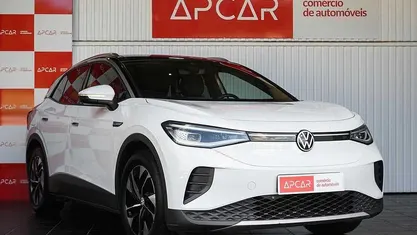 Branco Usado 2021 VW ID.4 Pro SUV | € 23.900 (Bom preço)