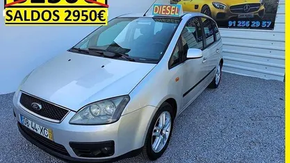 Usado Ford C-MAX Titanium 110 HP (80 kW) 2004 Cinzento Monovolume