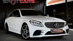 Branco Usado 2018 Mercedes C220 AMG line Carrinha | € 31.990 (Preço justo)