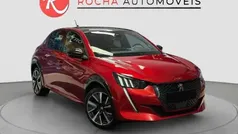 Vermelho Usado 2021 Peugeot e-208 GT-line Citadino | € 20.999 (Preço justo)