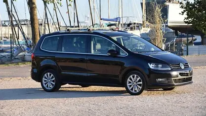 Preto Usado 2017 VW Sharan Monovolume | € 17.500 (Preço justo)