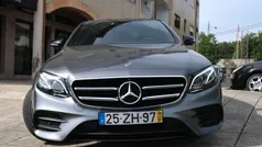 Cinza Usado 2019 Mercedes E300 AMG line Sedan | € 34.900 (Preço justo)