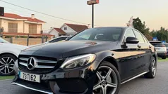 Preto Usado 2017 Mercedes C180 AMG line Sedan | € 20.950 (Preço justo)