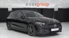 Preto Usado 2022 Mercedes C220 AMG line Carrinha | € 39.990 (Preço justo)