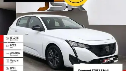 Branco Usado 2022 Peugeot 308 Active | € 19.490 (Bom preço)