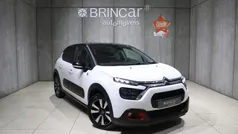 Branco Usado 2021 Citroën C3 PureTech Citadino | € 9.990 (Bom preço)